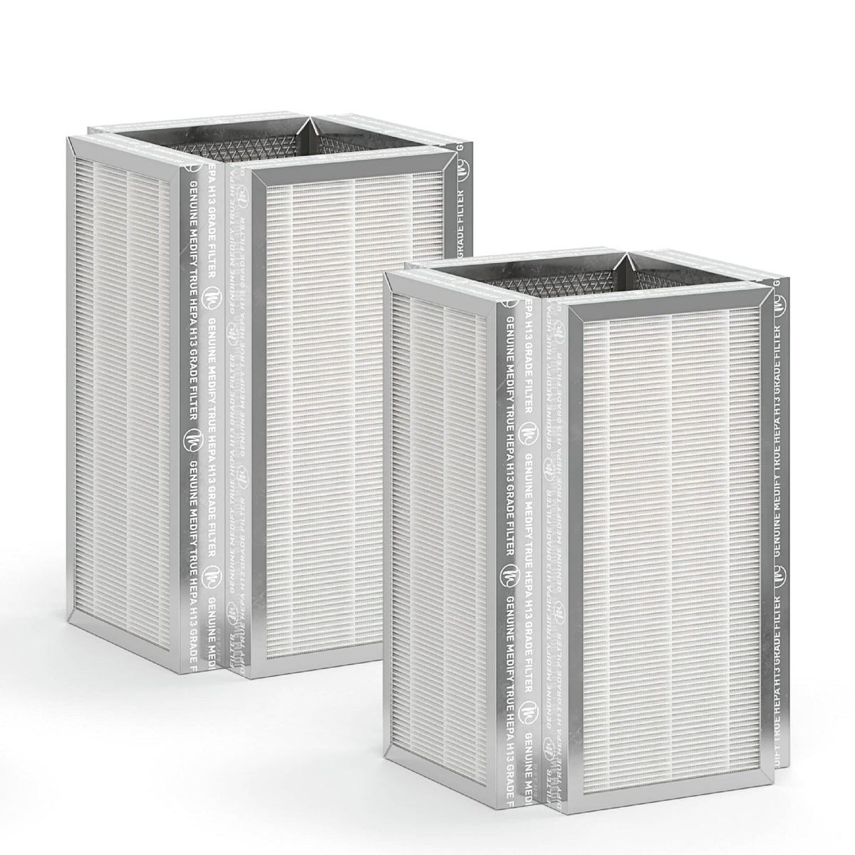 Medify Air - MA-50 Genuine HEPA H13 Replacement Filter - 2 pack - Silver