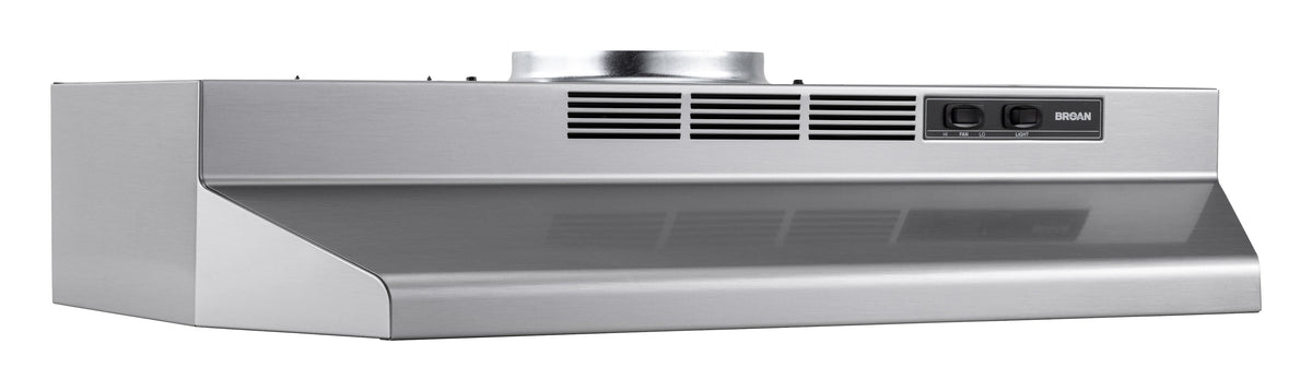 Broan - 36 inches - Convertible - Under cabinet Range Hood - Stainless Steel