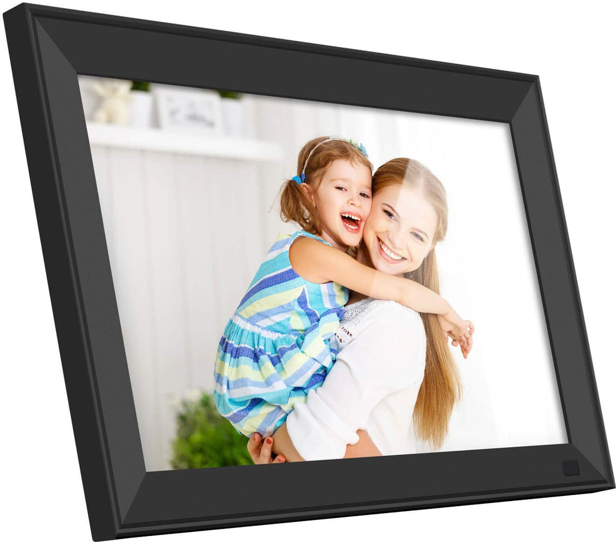 Aluratek - 15" Touchscreen LCD Wi-Fi Digital Photo Frame - Black