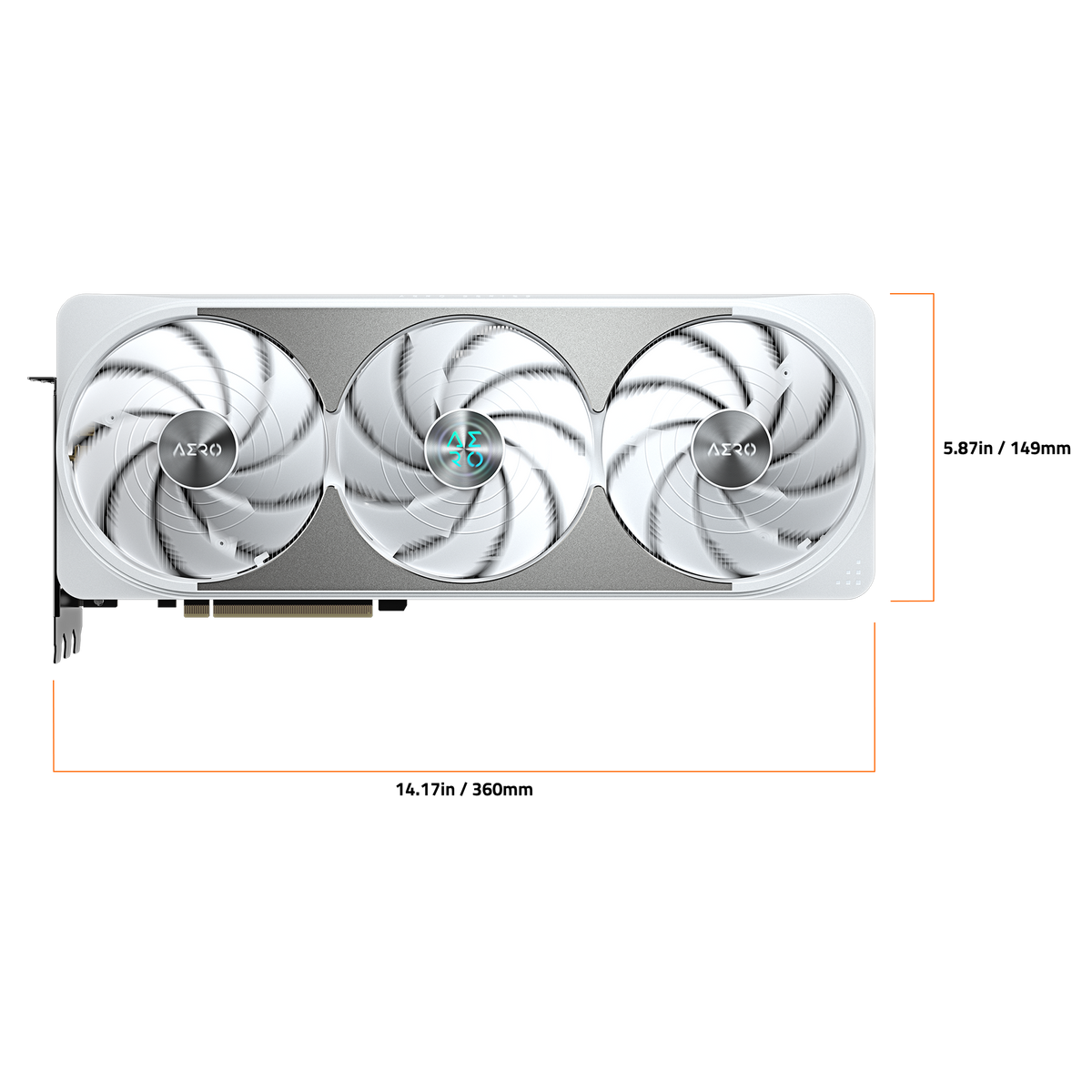 GIGABYTE - NVIDIA GeForce RTX 5070 Ti AERO OC 16G GDDR7 PCI Express 5.0 Graphics Card - White