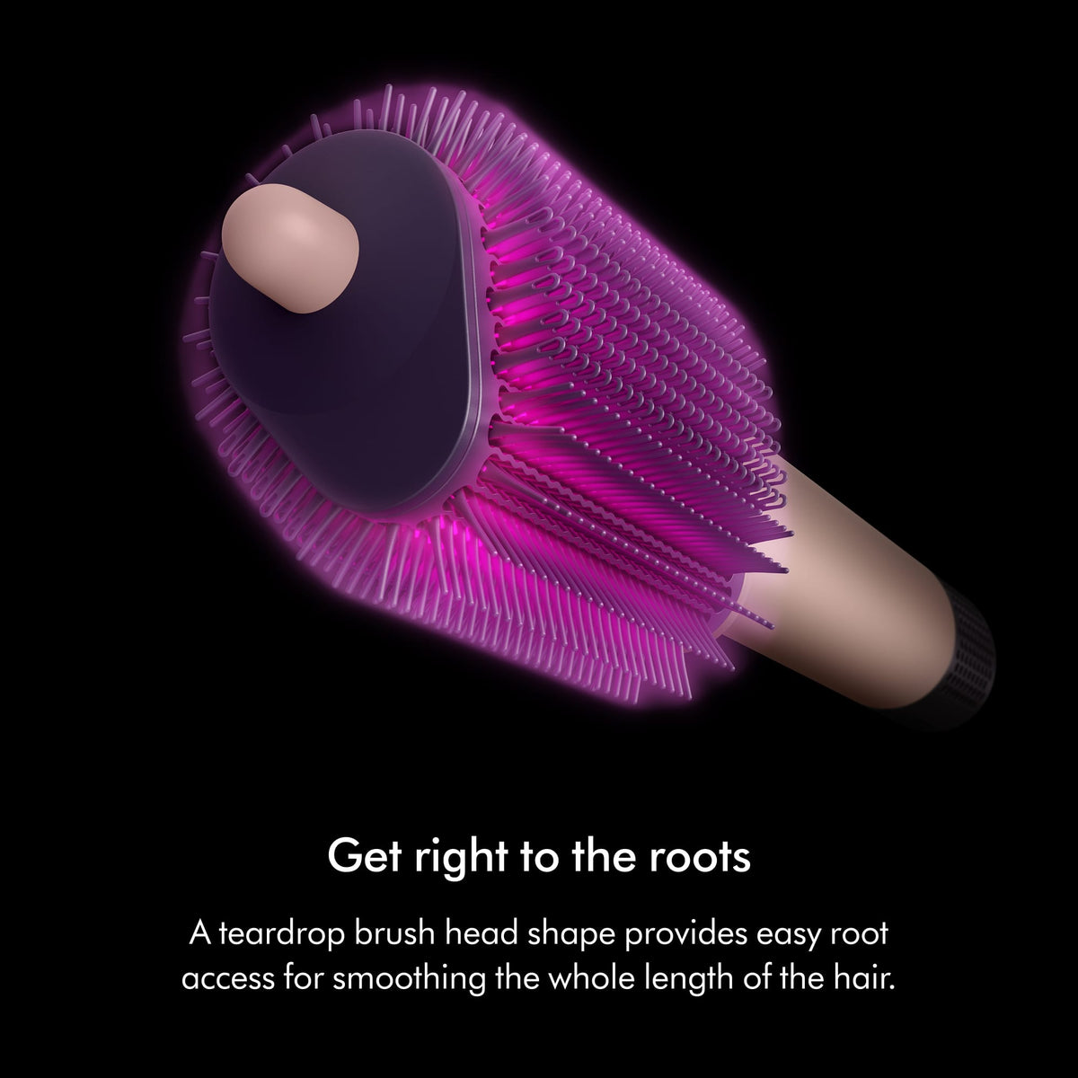 Dyson - AirSmooth Styling Brush For Faster Drying - Ceramic Pink / Rose Gold