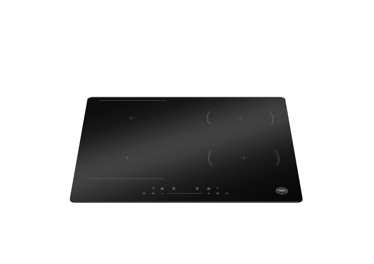 Bertazzoni - 24 in. Wide 4 Element Induction Cooktop with Induction Heatt Zones - Black