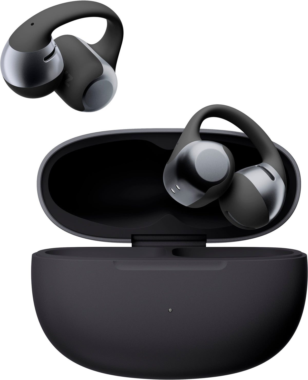 Shokz - OpenDots ONE Open-Ear Clip-On True Wireless Bluetooth Earbuds - Black