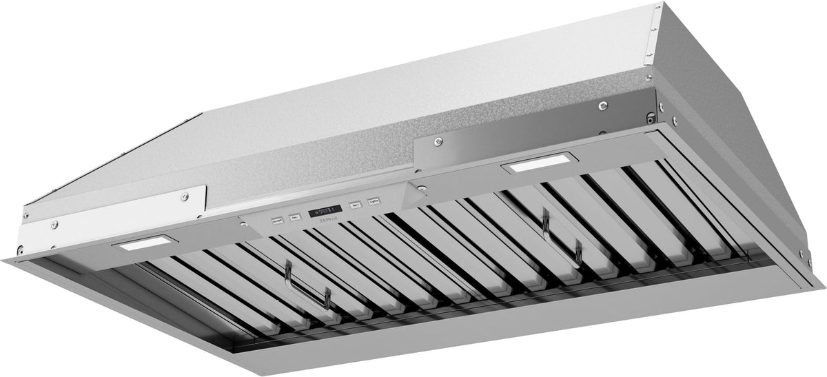 Zephyr - 36 inches - Externally Vented & Externally Vented - Range Hood Insert - Stainless Steel