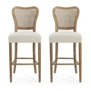 Barstool (Set of 2) - Dark Brown