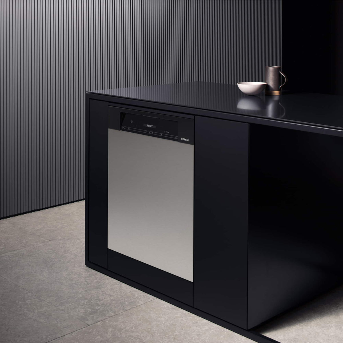 Miele - GFV 60/65-7  24" Clean Touch Steel Dishwasher Door Panel for integrated models G7000/G5000 Dishwashers