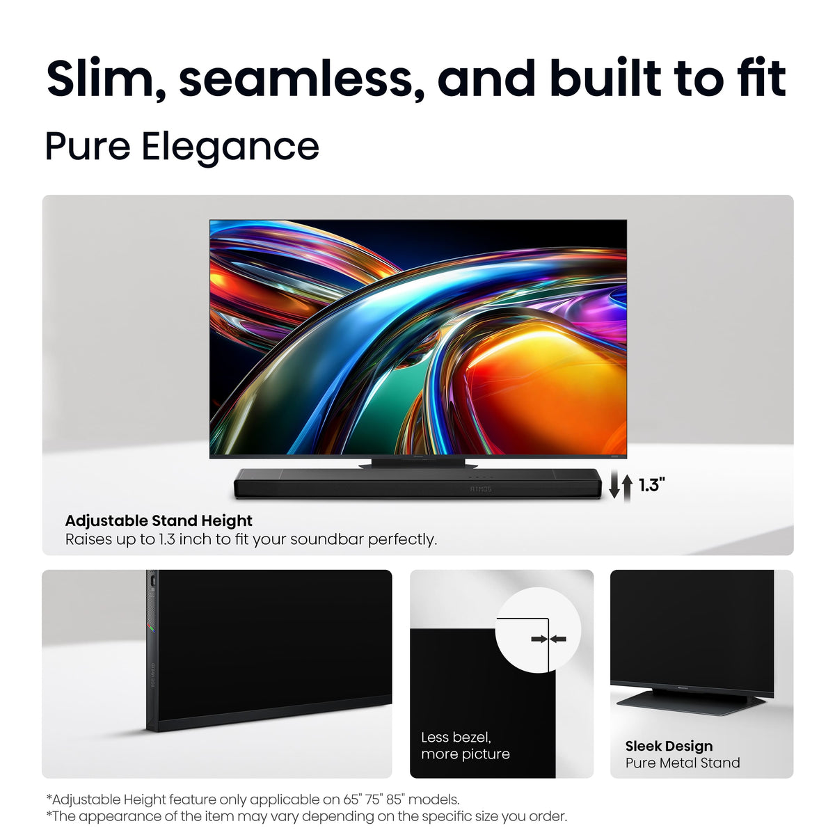 Hisense - 85" Class UR9 RGB MiniLED Series UHD 4K HDR Smart Google TV (2026)