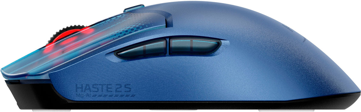 HyperX - Pulsefire Haste 2 S Lightweight Wireless Optical Gaming Mouse with RGB Lighting - Wireless - Navy