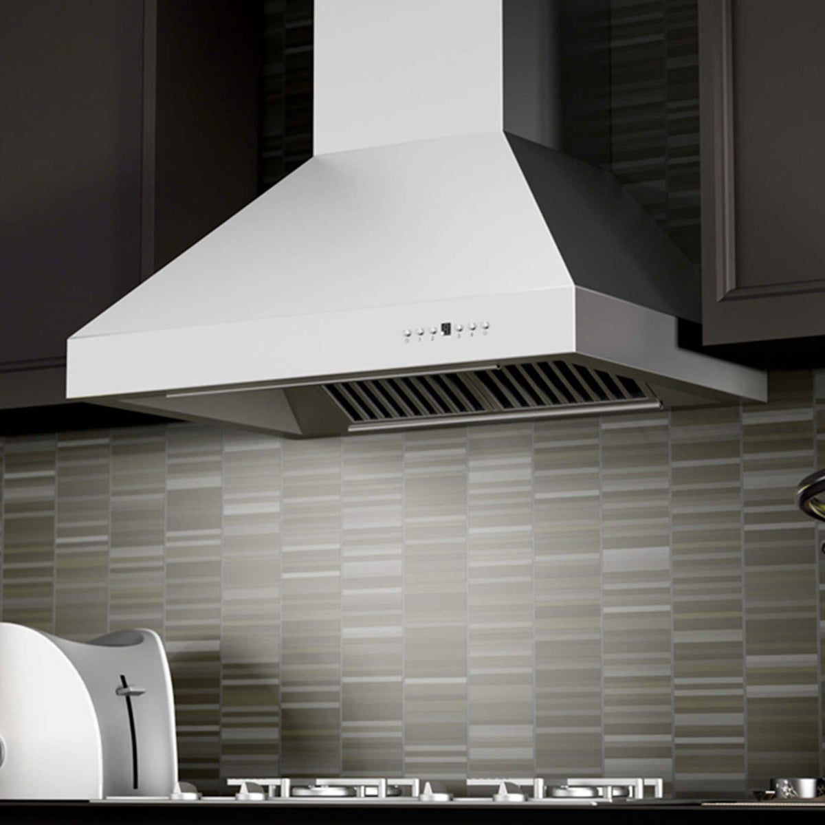 ZLINE - 30 inches - Externally Vented - Wall Range Hood - Silver
