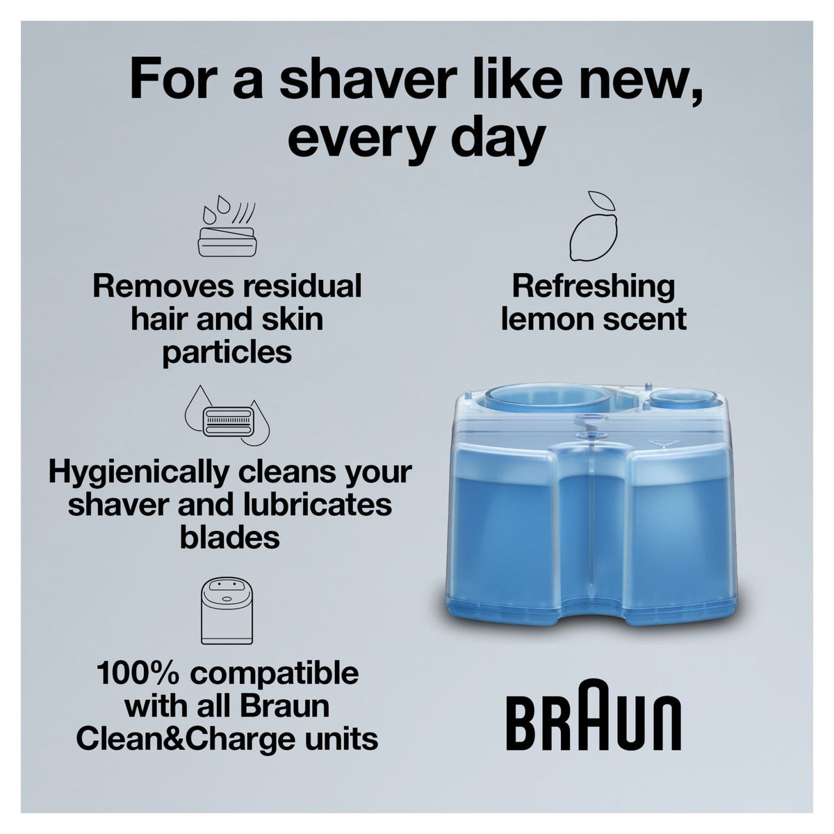 Braun - Series 6 Wet/Dry Electric Shaver - Blue
