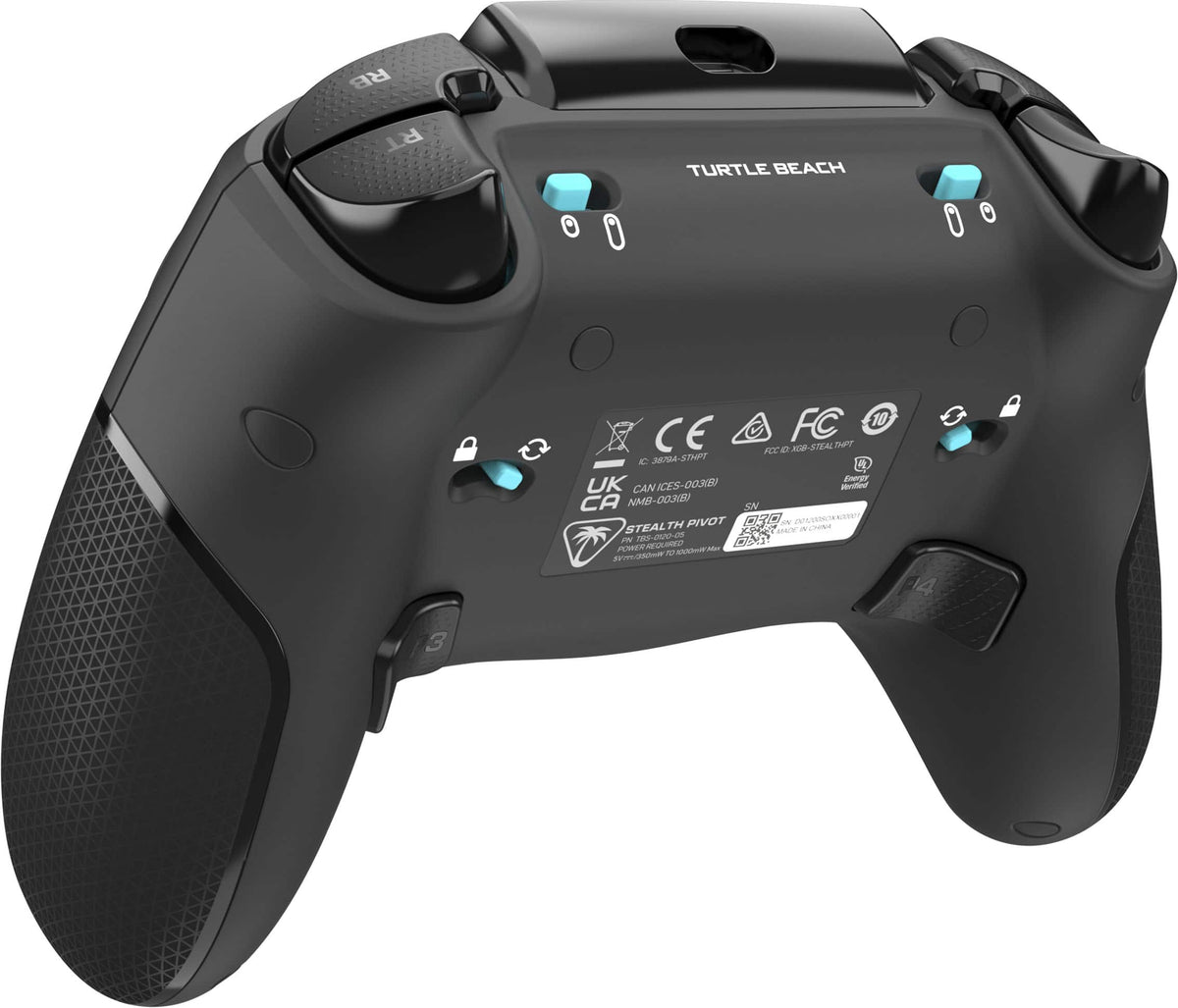 Turtle Beach - Stealth Pivot Wireless Smart PC Gaming Controller with Rotating Modules - Black