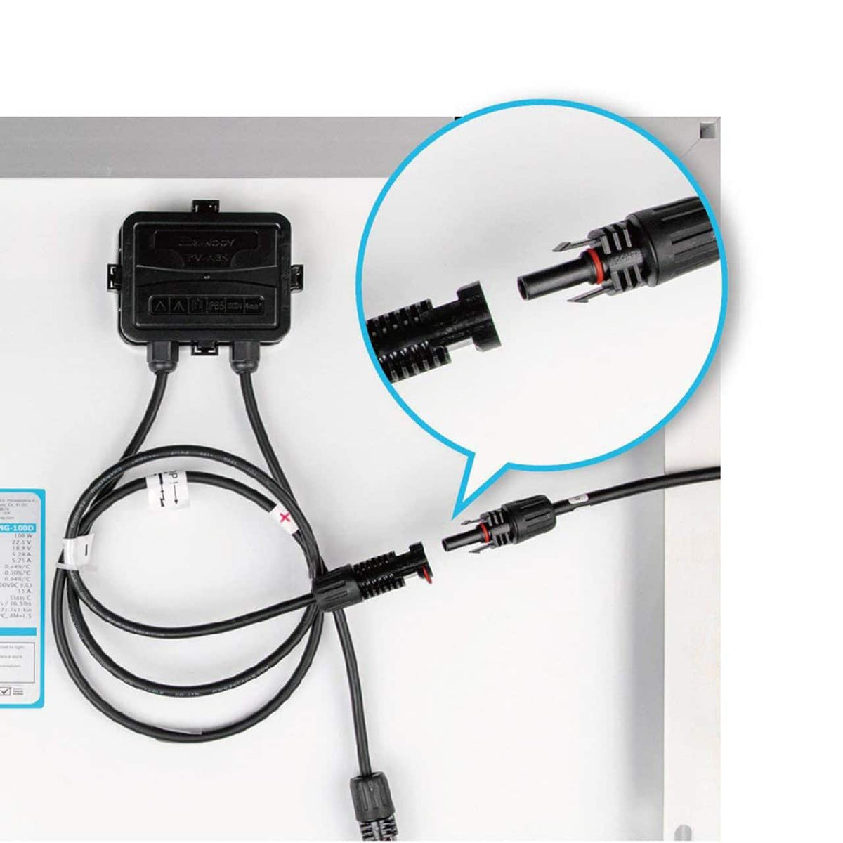 Renogy - 10FT 10AWG Adaptor Kit - Black