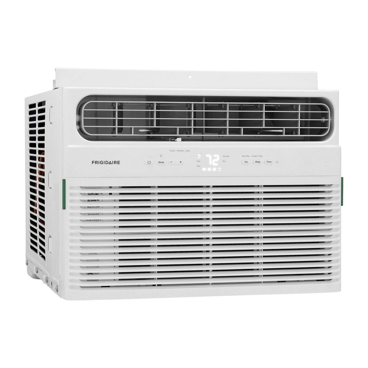 Frigidaire - 12,000 BTU 550 Sq. Ft. Window Air Conditioner with 11,000 BTU Supplemental Heat Function - White