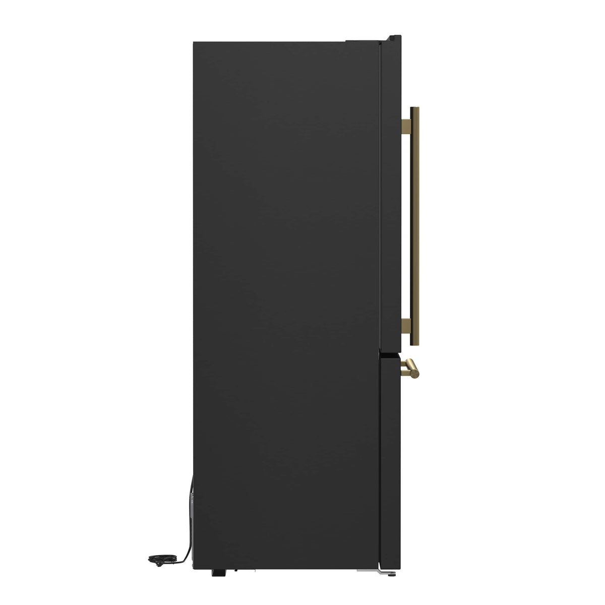 Forno Appliances - 32 in. Wide Milano Espresso 17.2 Cu. Ft. Counter-Depth Bottom Freezer Refrigerator with Right Swing Door - Black