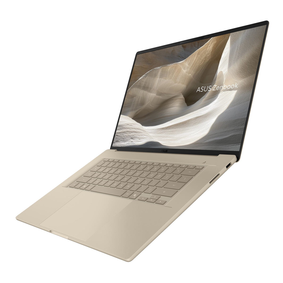 ASUS - Zenbook A16 16" 2K OLED Laptop - Snapdragon X X1 - 32GB RAM - 1TB SSD - Copilot+ PC - Zabriskie Beige