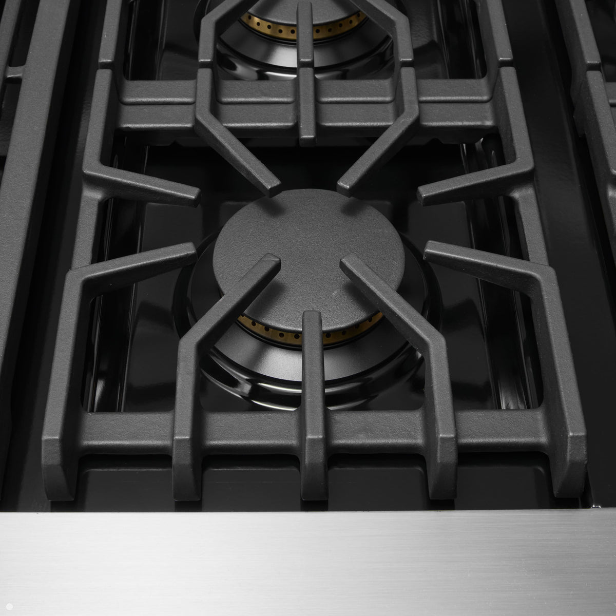 Viking - 48 in. Wide 8 Burner 5-Series Gas Open Burner Range - Stainless Steel