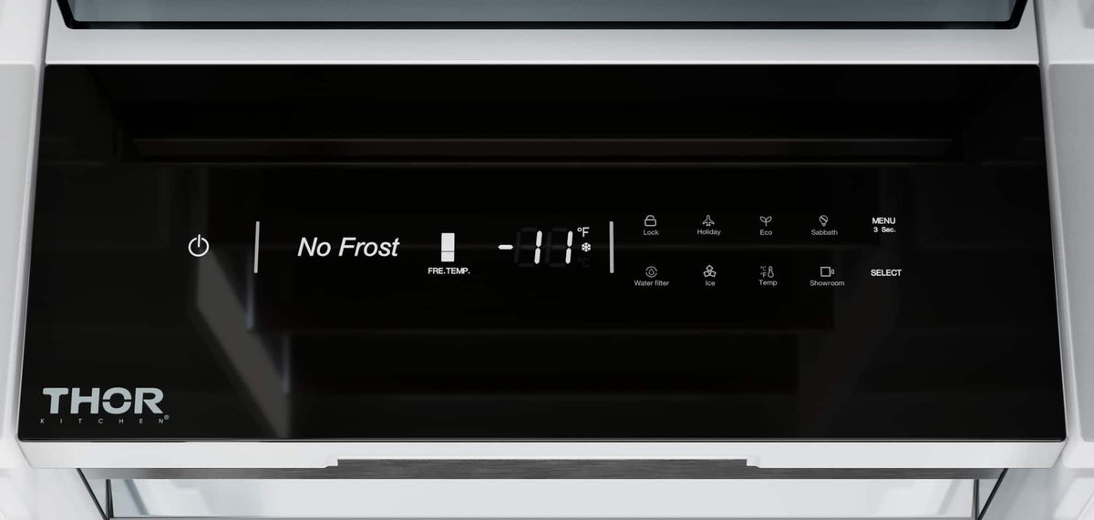 Thor Kitchen - 8.6-Cu. Ft. Upright Built In Column Freezer - Custom Panel Ready - White