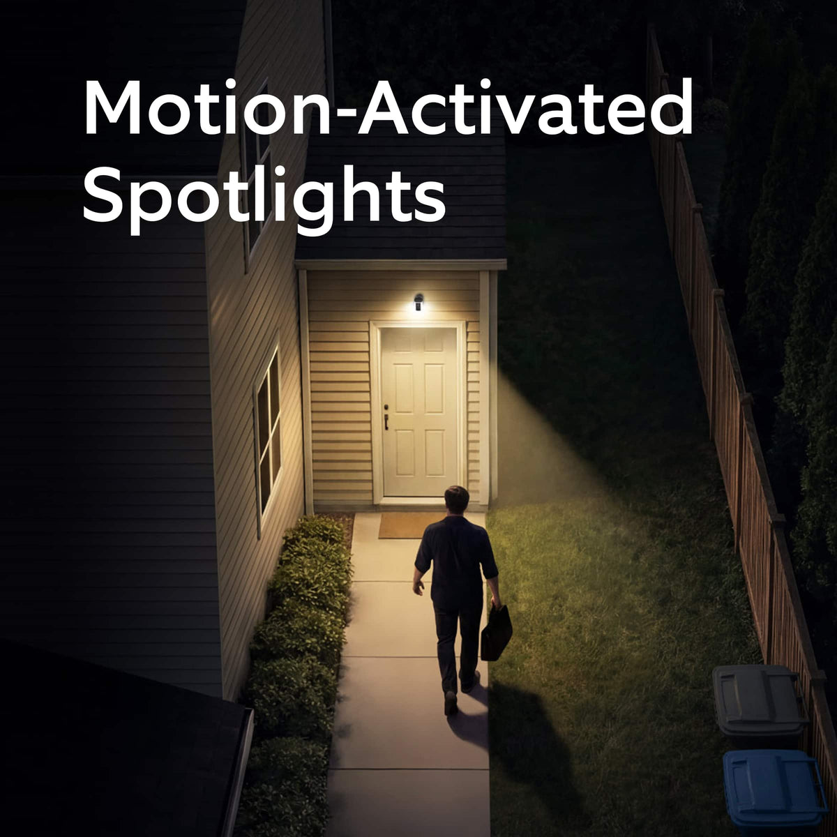 Ring - Spotlight Cam, Battery (newest model), Wide-Angle Retinal 2K Video, 6x Enhanced Zoom, Motion-Activated Spotlights - White