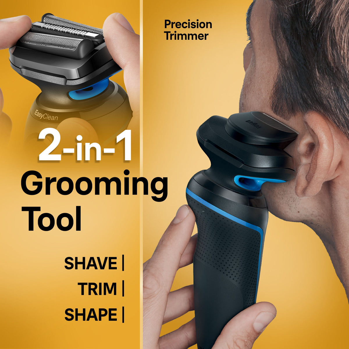 Braun - Series 5 Wet/Dry Electric Shaver - Blue