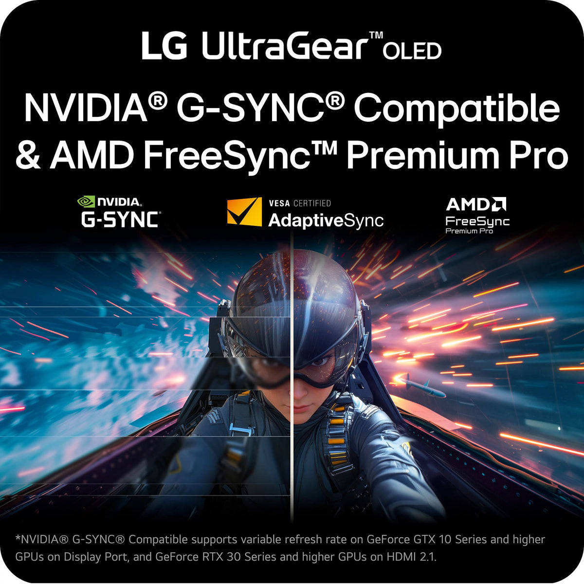 LG - UltraGear 27" OLED QHD 280Hz 0.03ms G-Sync and FreeSync Premium Pro Gaming Monitor with HDR500 (HDMI x2, DP, USB-A) - Black