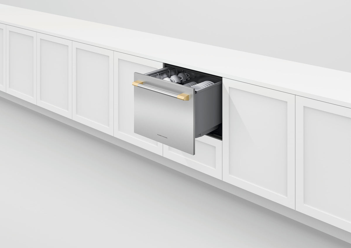 Fisher & Paykel - Pro Round Flush 24 in Handle Kit for Dishwasher - Brass
