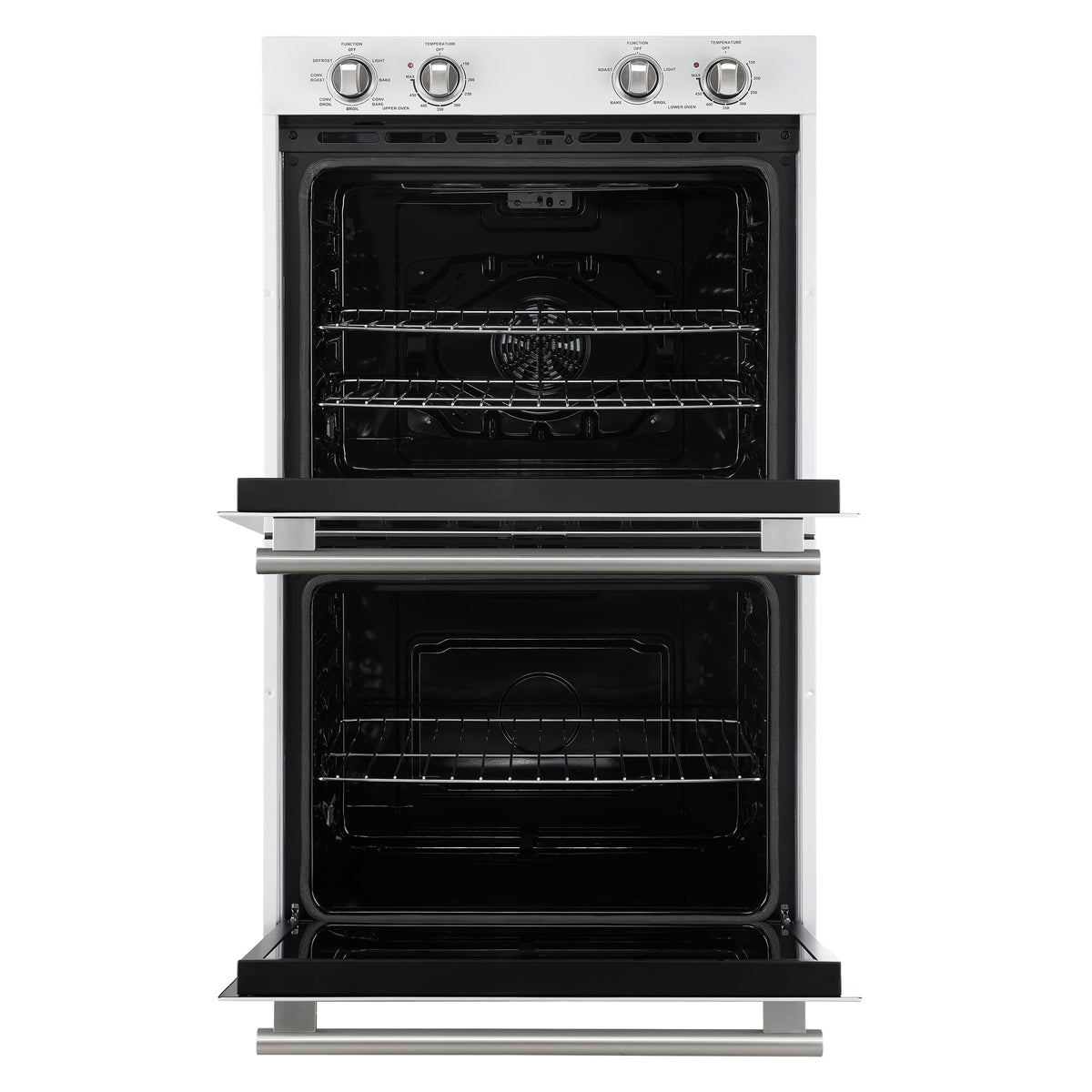 Forno Appliances - Vomero 30" Electric Convection Double Wall Oven - White