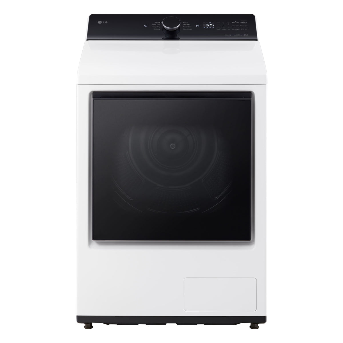 LG - 7.3 Cu. Ft. Smart Ventless Electric Dryer with Heat Pump and AI Sensing - Alpine White