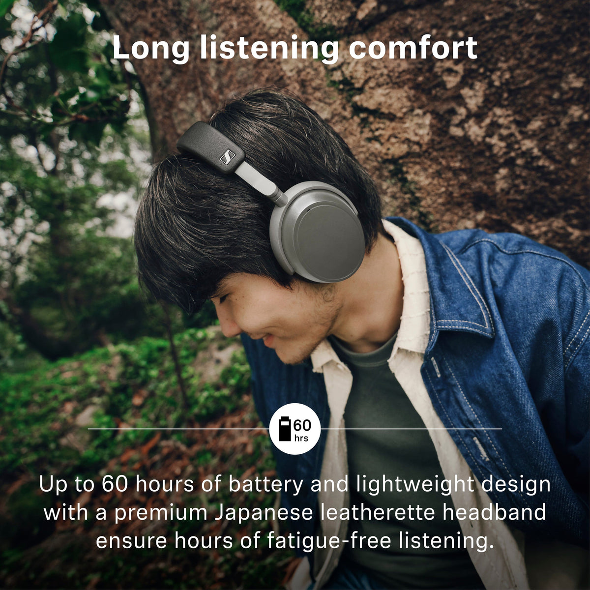 Sennheiser - HDB 630 Around-the-ear Bluetooth Wireless Headphones - Silver