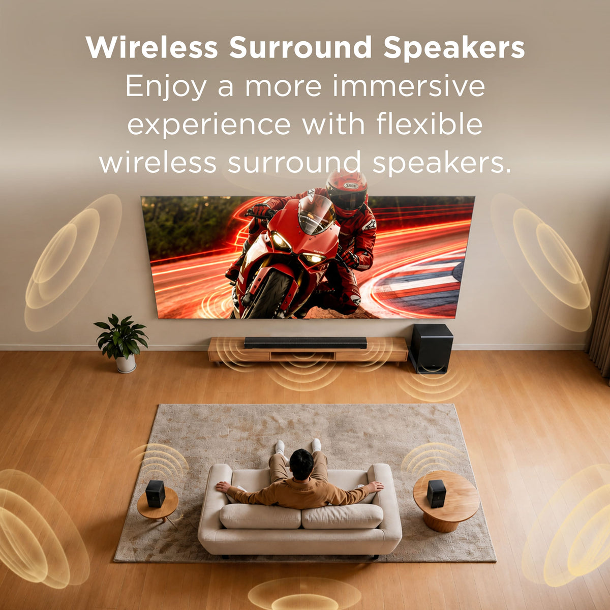 TCL - S-Class S65K 5.1 Channel Dolby Atmos Soundbar with Wireless Subwoofer (2026) - Charcoal