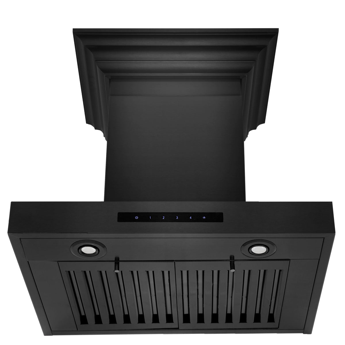 ZLINE - 24 inches - Externally Vented - Wall Range Hood - Black Stainless Steel