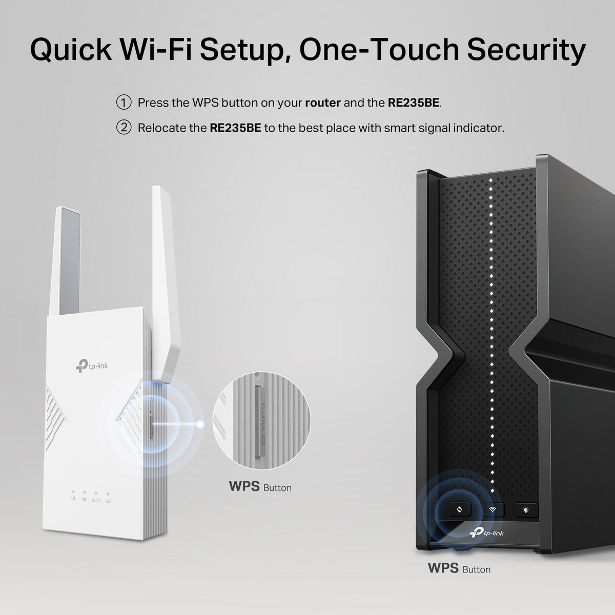 TP-Link - BE3600 Wi-Fi 7 Range Extender - White