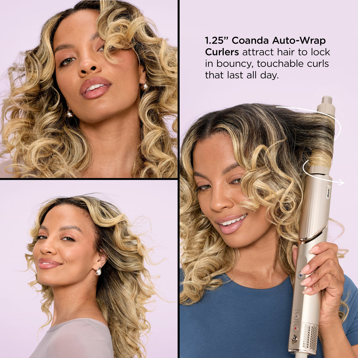 Shark - FlexStyle Air Styling & Drying System, Powerful Hair Blow Dryer and Multi-Styler - Stone Straight & Wavy
