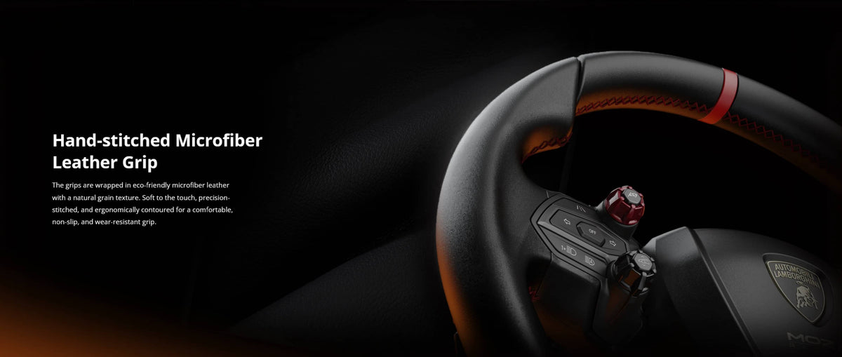 Moza Racing - Lamboghini Revuelto Sim Racing Steering Wheel for Windows - Black