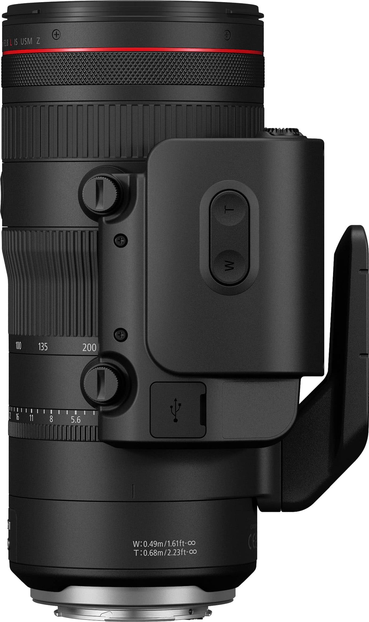 Canon - RF70-200mm F2.8 L IS USM Z  Hybrid Zoom Lens for Use with EOS R-Series Cameras - Black