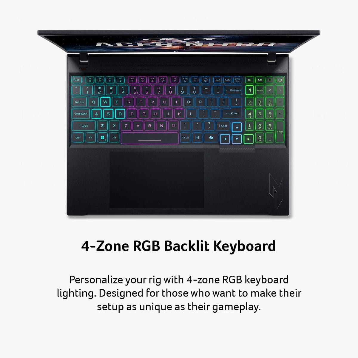 Acer - Nitro V – 16" WUXGA 165Hz Gaming Laptop - Intel Core 7 240H 2024 - NVIDIA GeForce RTX 5050 – 16GB Memory – 512GB Storage - Obsidian Black