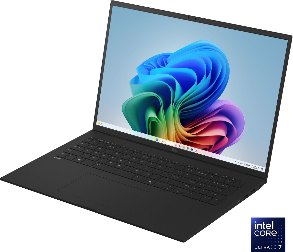 LG - gram 17" Touch Screen Laptop - Copilot+ PC - Intel Core Ultra 7 Series 2 with 32GB Memory - 1TB SSD - Obsidian Black