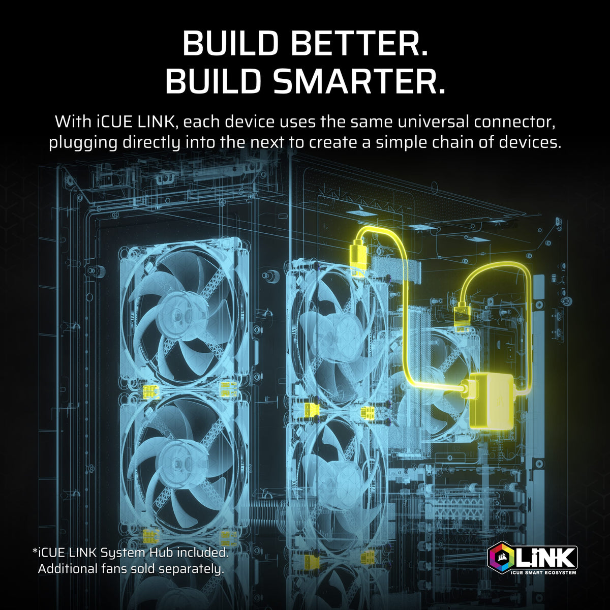 CORSAIR - iCUE LINK TITAN 360 RX Liquid CPU Cooler with RGB Lighting - Black