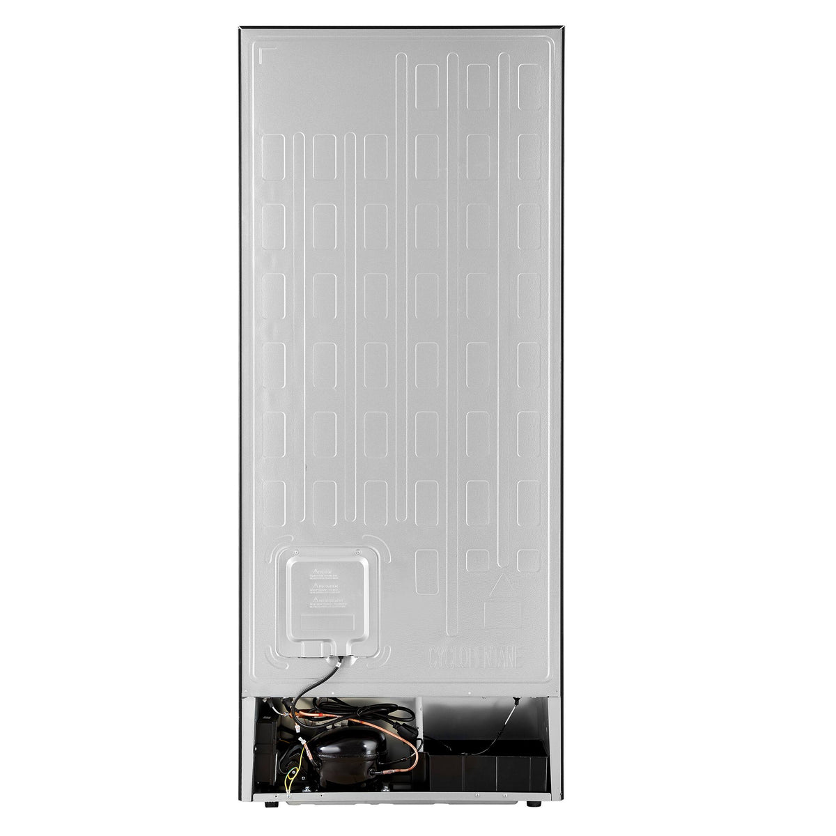 Forno Appliances - Maderno 13.6 Cu. Ft. Left Swing Upright Convertible Freezer with Antique Brass Handles - Black