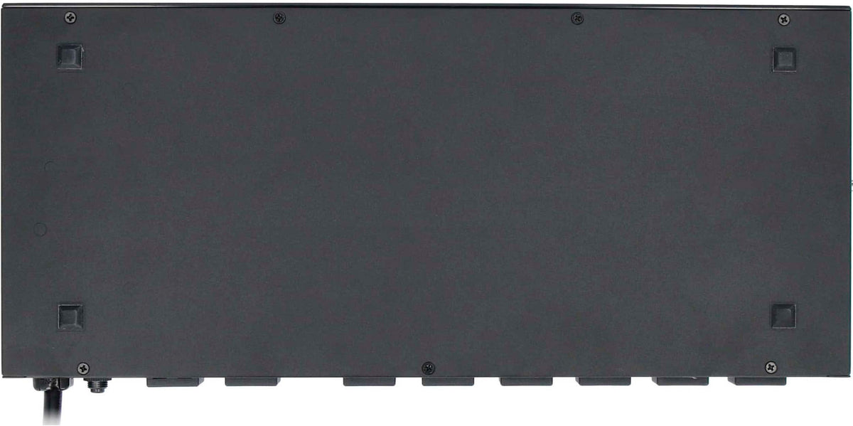 Ethereal - HELIOS 8-Outlet Unlimited Joules Surge Protector - Black Brushed Aluminum