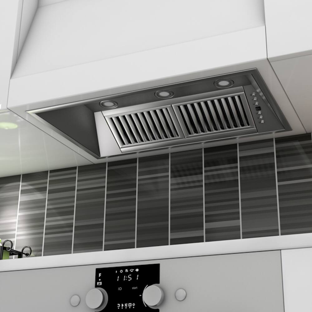 ZLINE - 34 inches - Externally Vented - Range Hood Insert - Stainless Steel