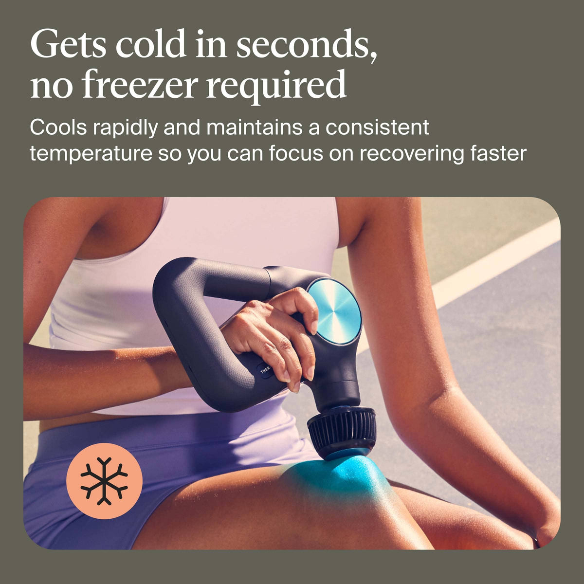Therabody - Theragun Cold Plus Attachment - Black