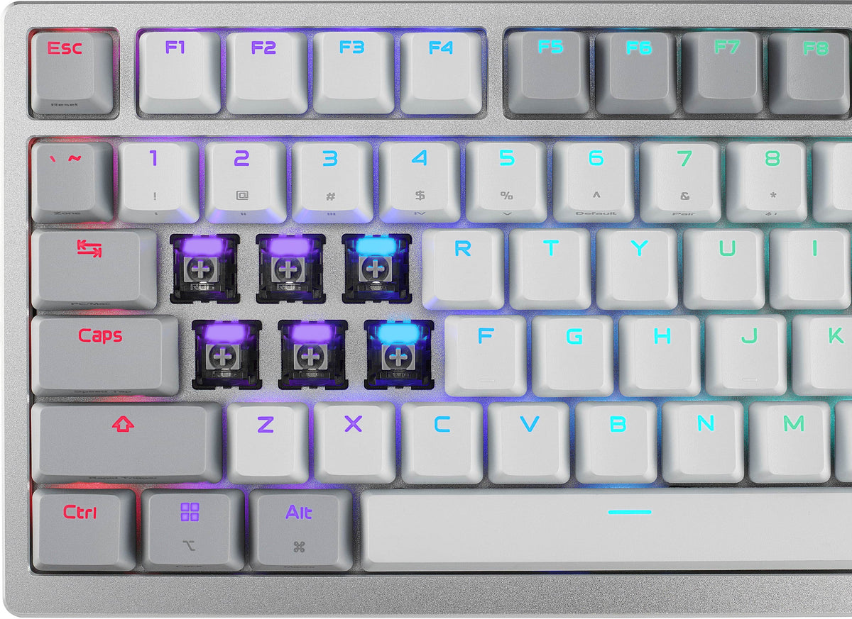 ASUS - ROG Azoth 96% Wireless Magnetic Hall Effect RGB Gaming Keyboard with Hot-Swappable ROG HFX V2 Switches - White