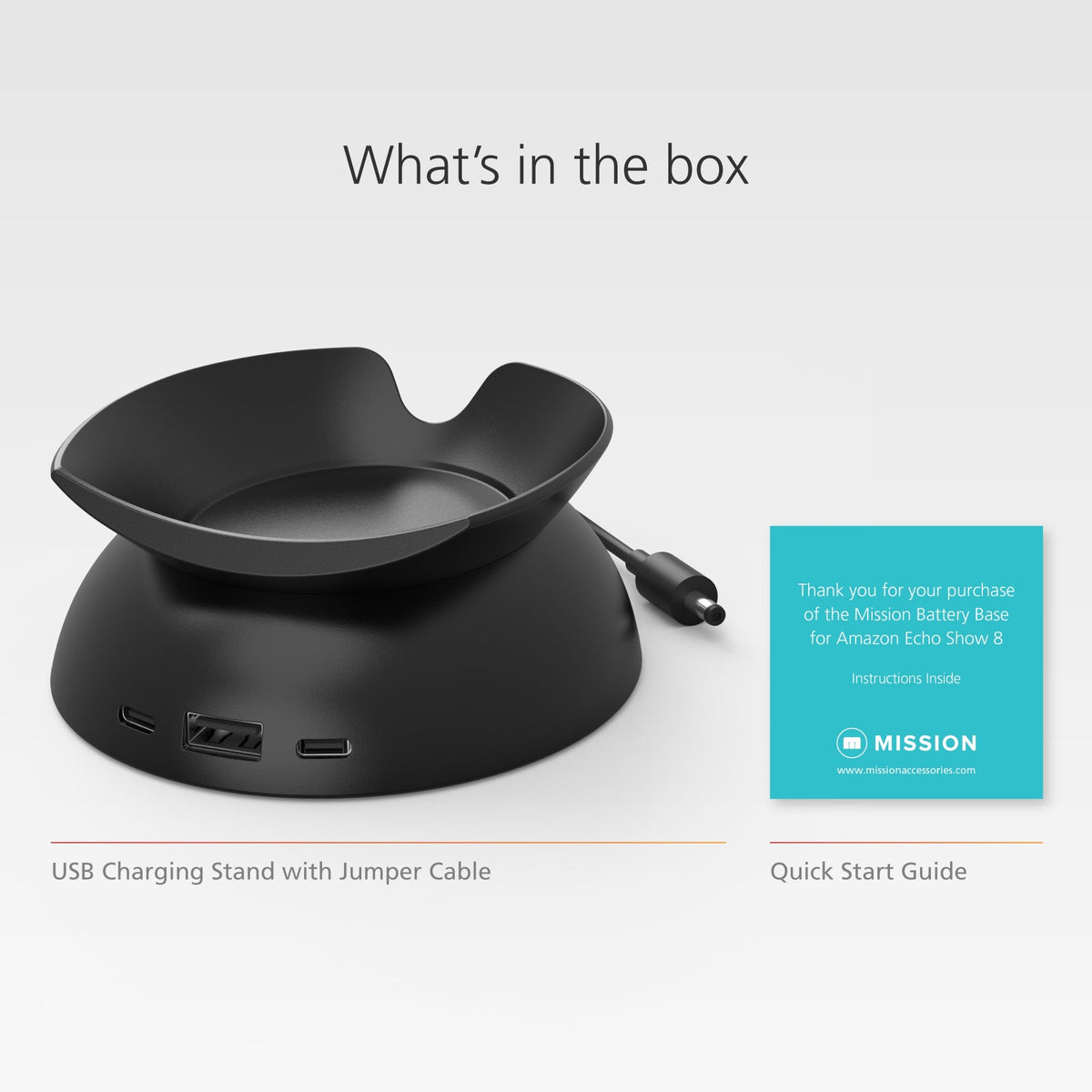 Amazon - Echo Spot Charging Stand - Charcoal