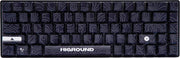 Higround - Basecamp 65 65% Wired Mechanical Lubed White Flame Linear Switch Gaming Keyboard with RGB Backlighting - Black Ice