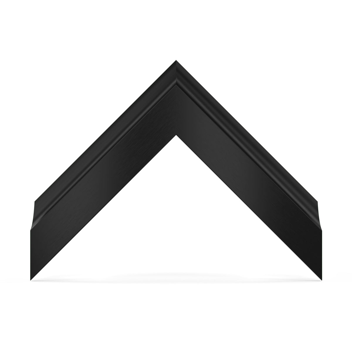 Deco TV Frames - Alloy Scoop Bezel for Samsung The Frame and Frame Pro TV - 55" - Anodized Black