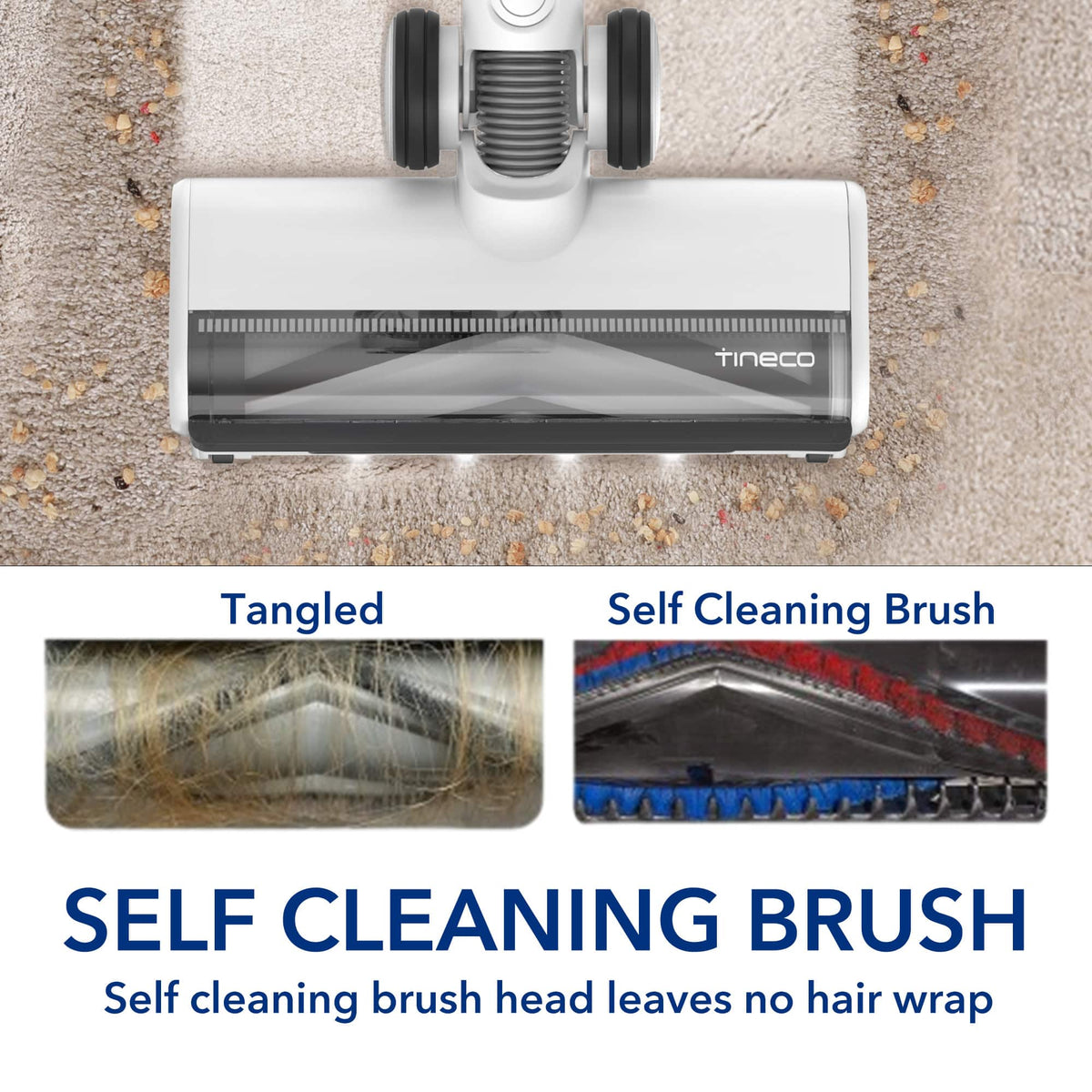 Tineco - Restored PWRHero 11 ZT Cordless Vacuum (Refurbished) - White
