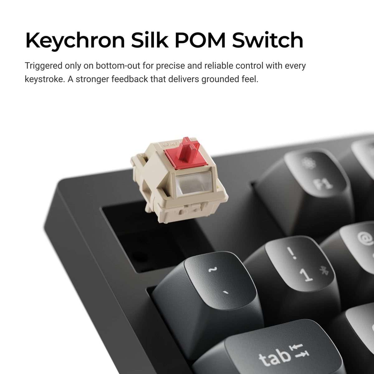 Keychron - V5 Ultra 8k 96% Custom Red Switch Mechanical Gaming Keyboard with Programmable ZMK Launcher Software - Black