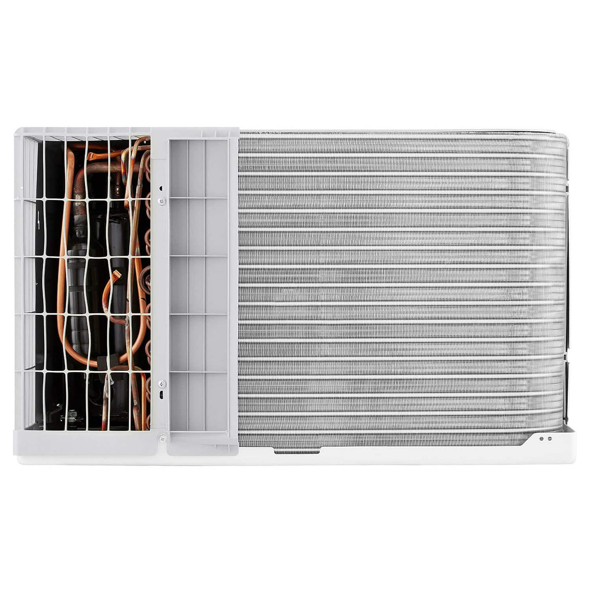 LG - 450 Sq. Ft. 10,000 BTU 230V Through-the-Wall Air Conditioner with 11,200 BTU Supplemental Heat Function - White