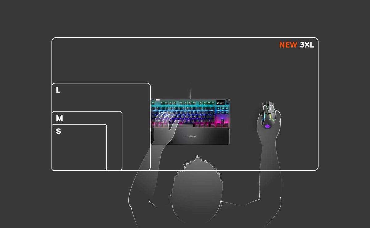 SteelSeries - QcK Cloth Gaming Mouse Pad (Medium) - Black