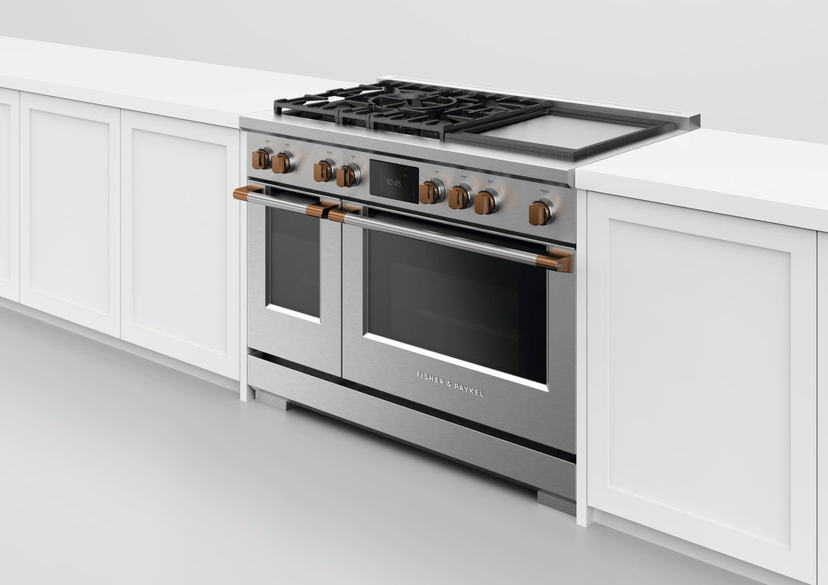 Fisher & Paykel - Pro Range Dial Kit, 48", 8 Burner, Dark Copper - Compatible with RDV3-488 - Dark Coper